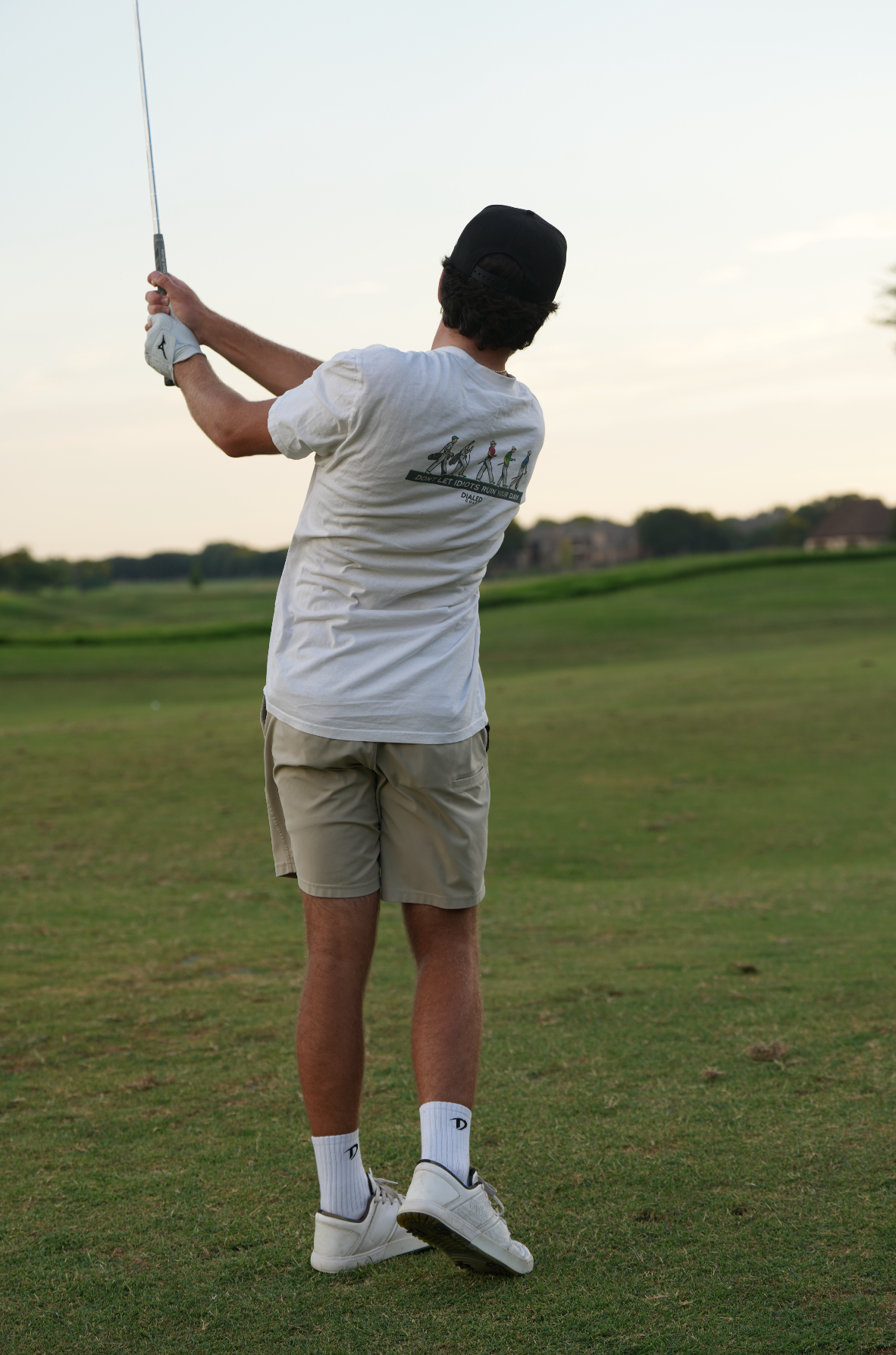 The Don’t Let Idiots Ruin Your Day tee styled for everyday wear, built for comfort and attitude.