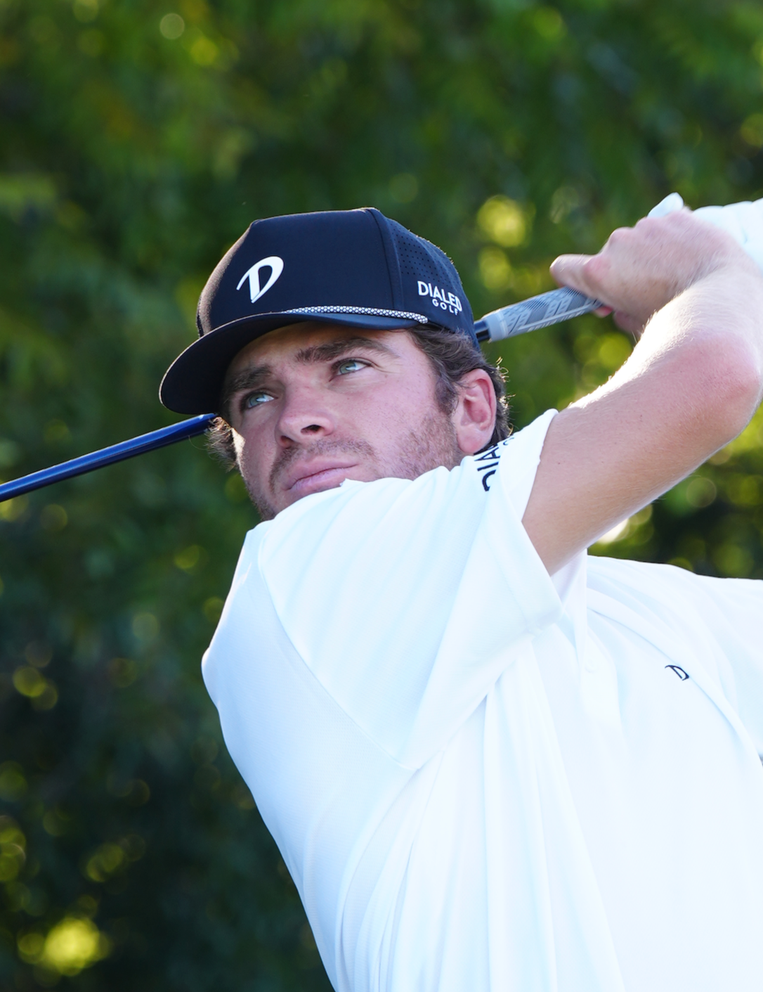 Nick Cummings finishing driver pose in golf 