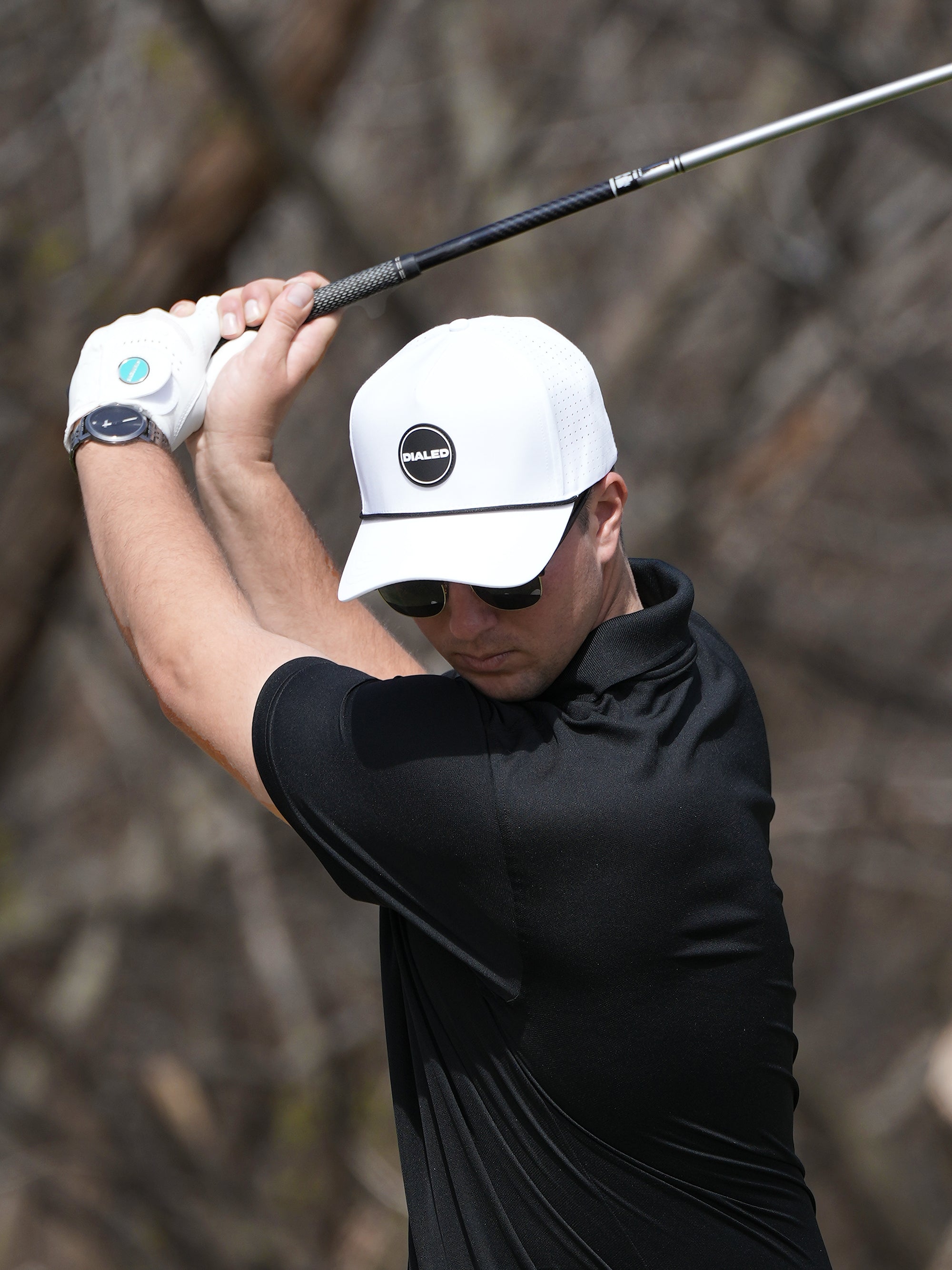 Performance Rope Golf Hat – White | Dialed Golf